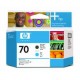 Cartus cerneala HP 70 Matte Black and Cyan Printhead - C9404A